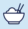 donation icon food in bowl