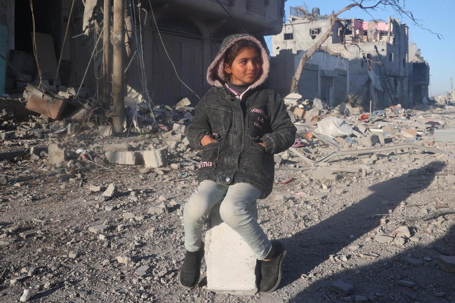 Jana in Rafah keert terug naar haar huis