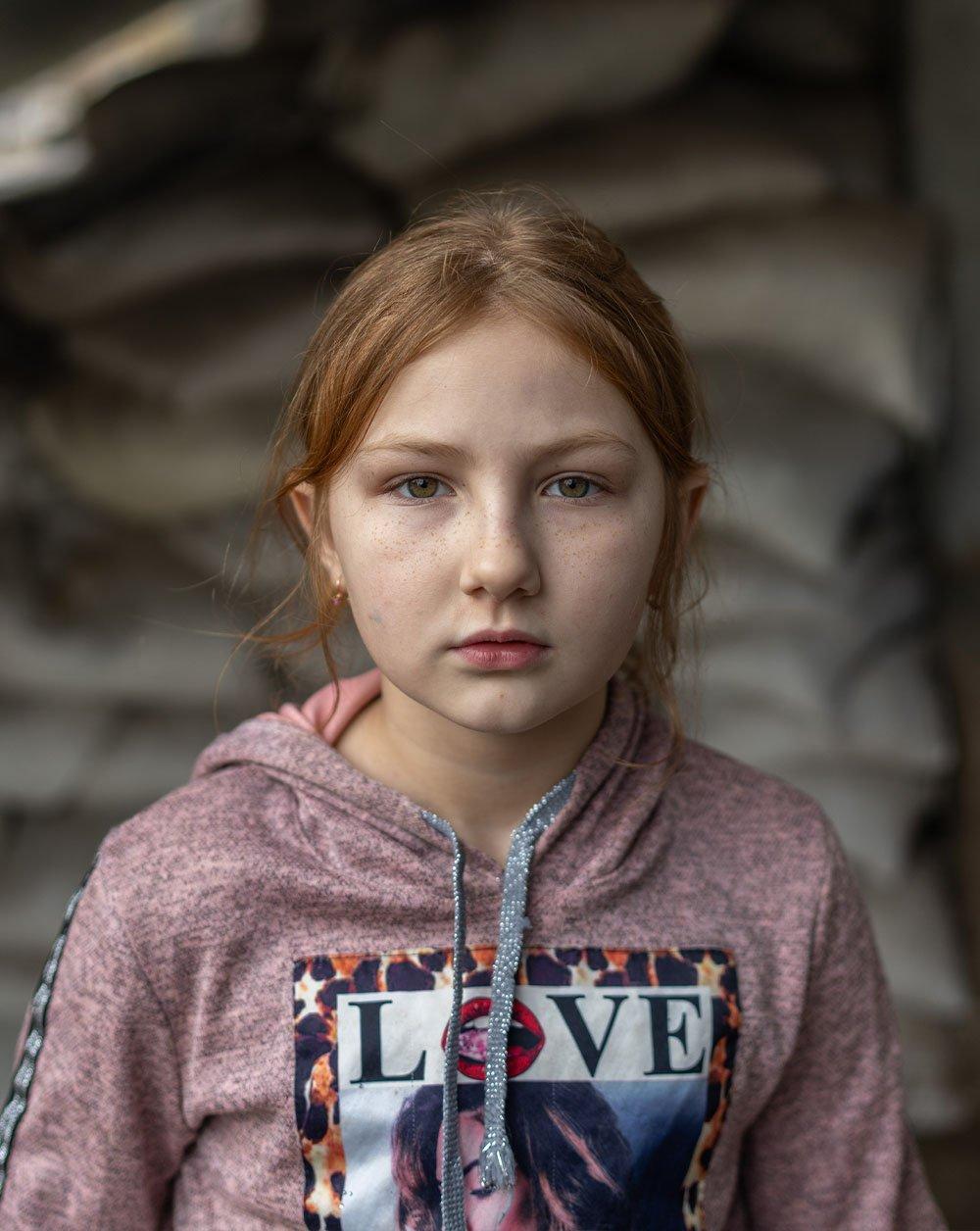 Liia uit Oekraïne (close-up)