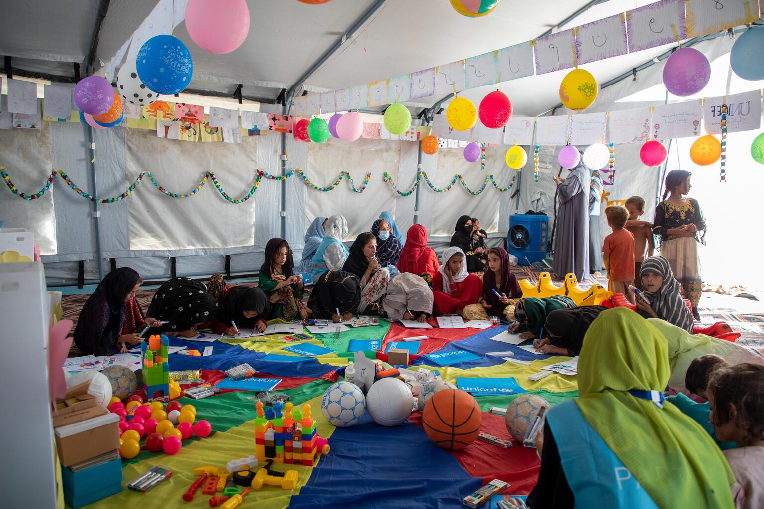 Kindvriendelijke ruimte in Afghanistan