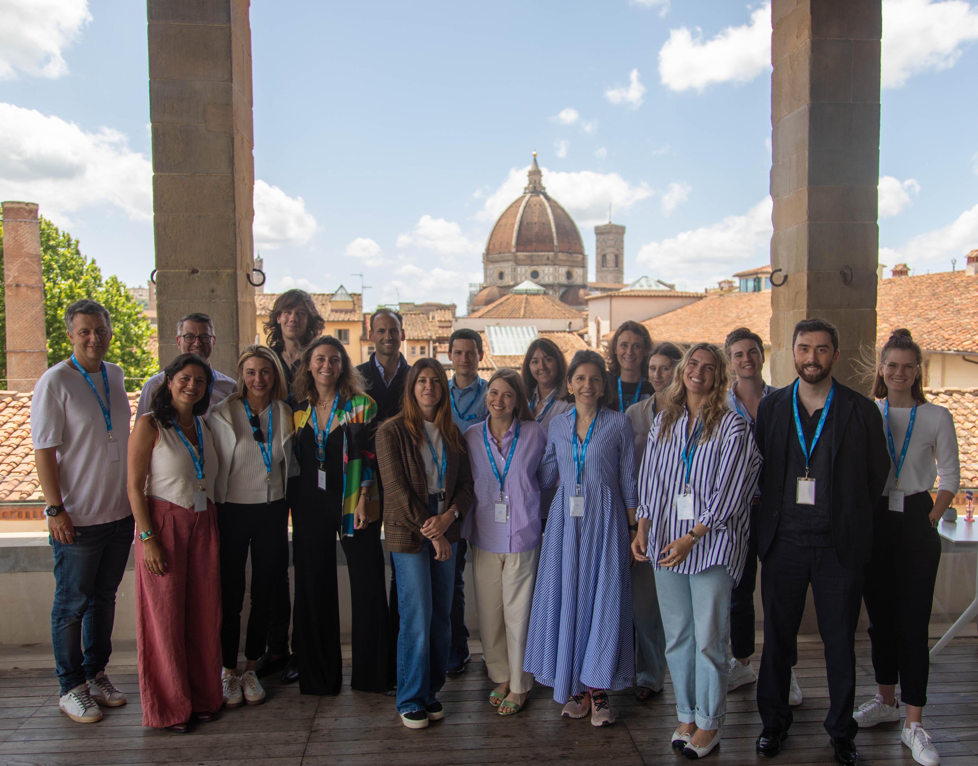 groepsfoto NextGen in Florence