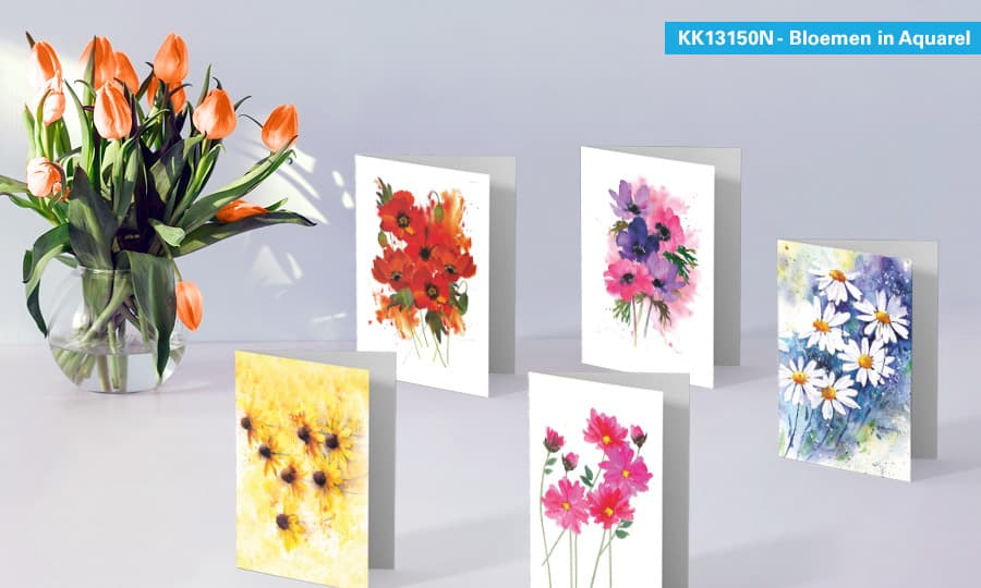 Bloemen in aquarel