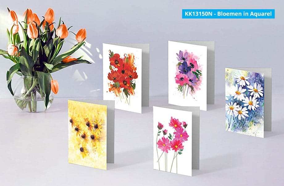 Bloemen in aquarel