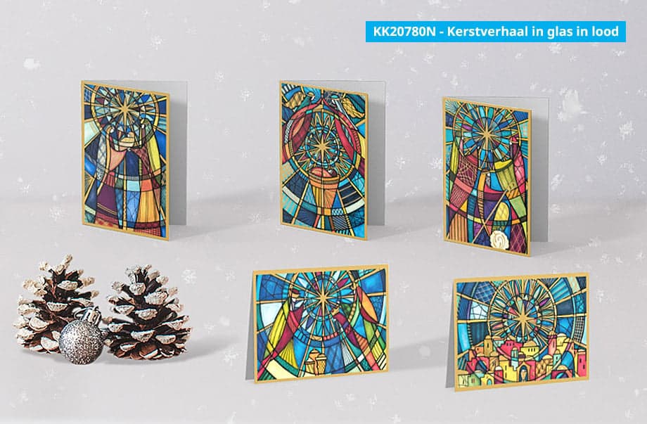 Kerstverhaal Glas in lood