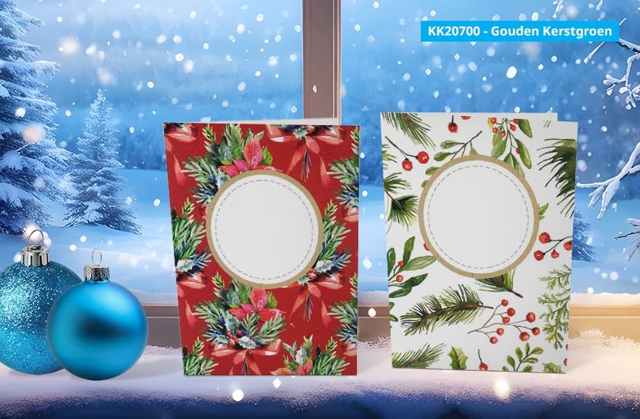 Gouden kerstgroen