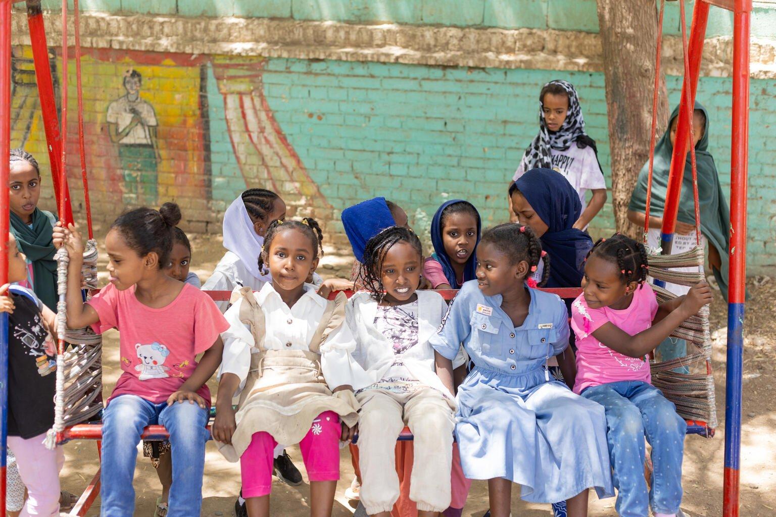 Kindvriendelijke plek voor Naba en andere kinderen in Soedan.