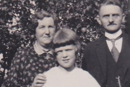 Miep Timmermans met familie