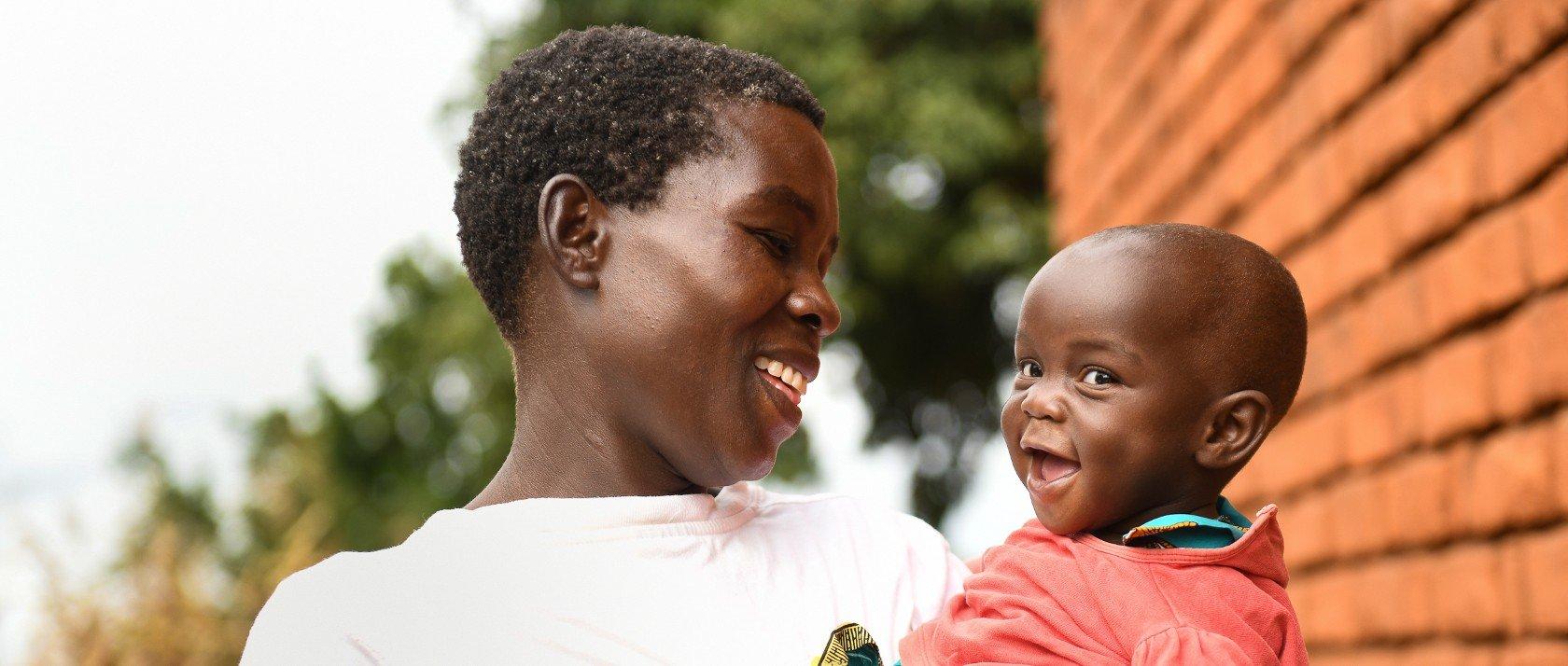 Malawi moeder met baby