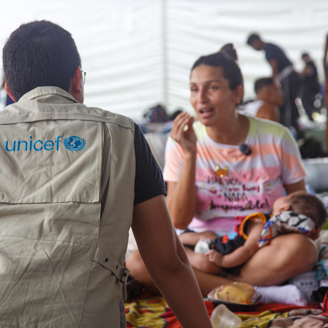 moeder met baby venezuela