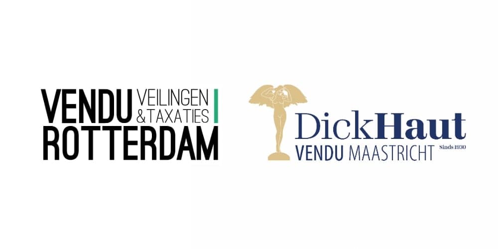 Twee logo's Vendu samengevoegd