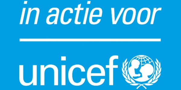 logo unicef in actie
