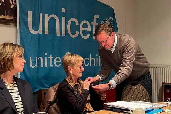 UNICEF-vrijwilliger Norbert
