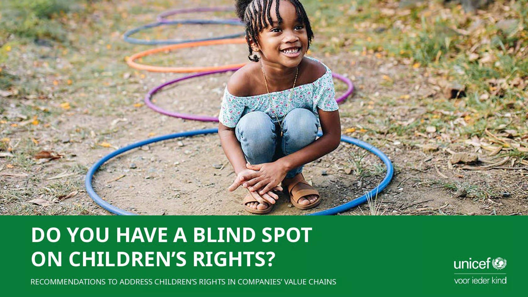 Voorblad van het rapport 'Do you have a blind spot on children's right?'