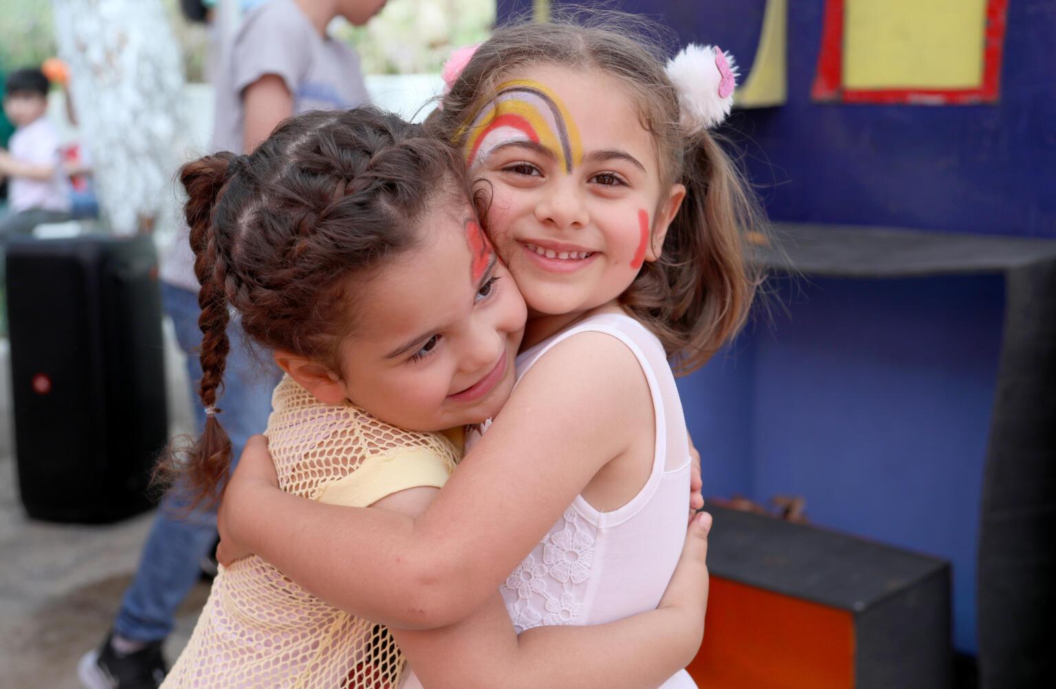 Vrolijke kinderen in Turkije