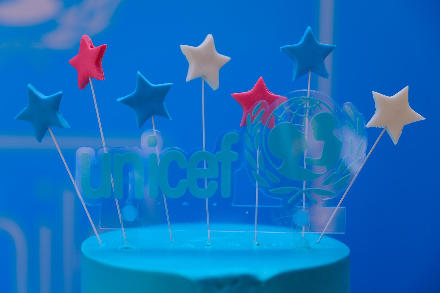 UNICEF taart