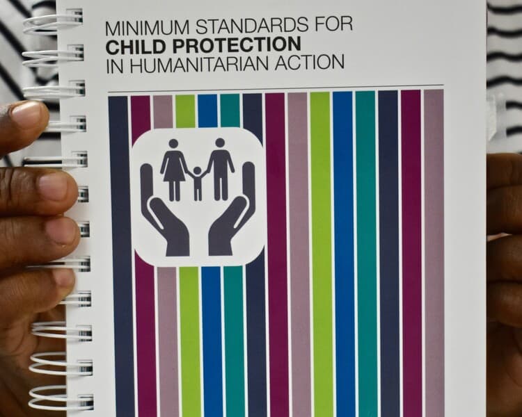 kaft van noodplan child protection, st maarten