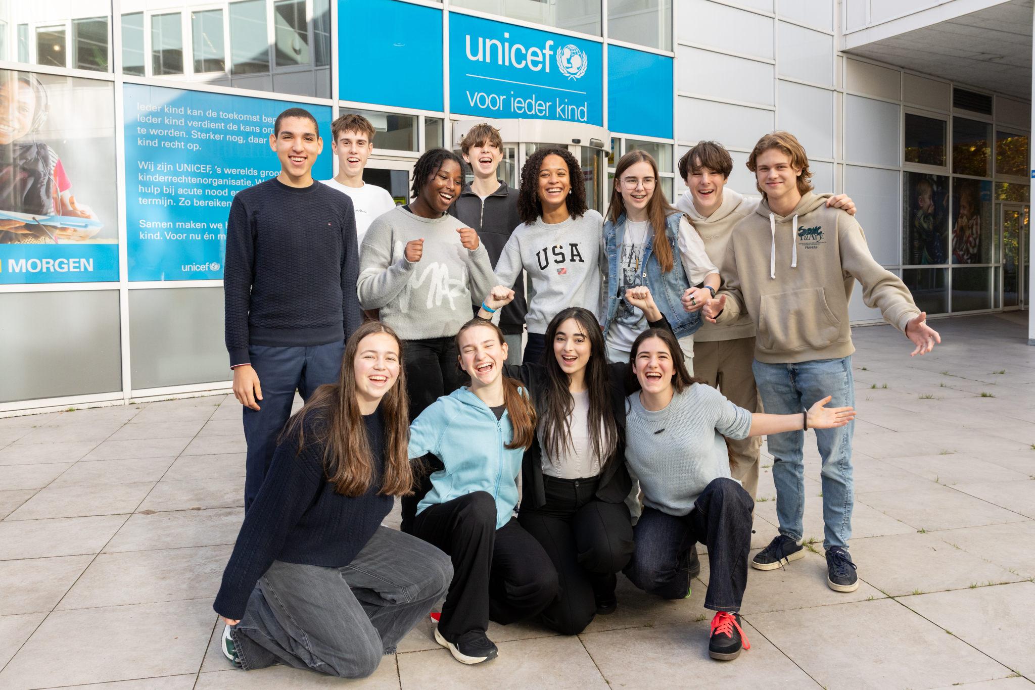 UNICEF-jongerenpanel voor kantoor 2025.