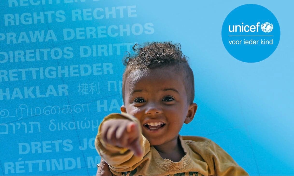 Cover UNICEF-spreekbeurtboekje.liggend