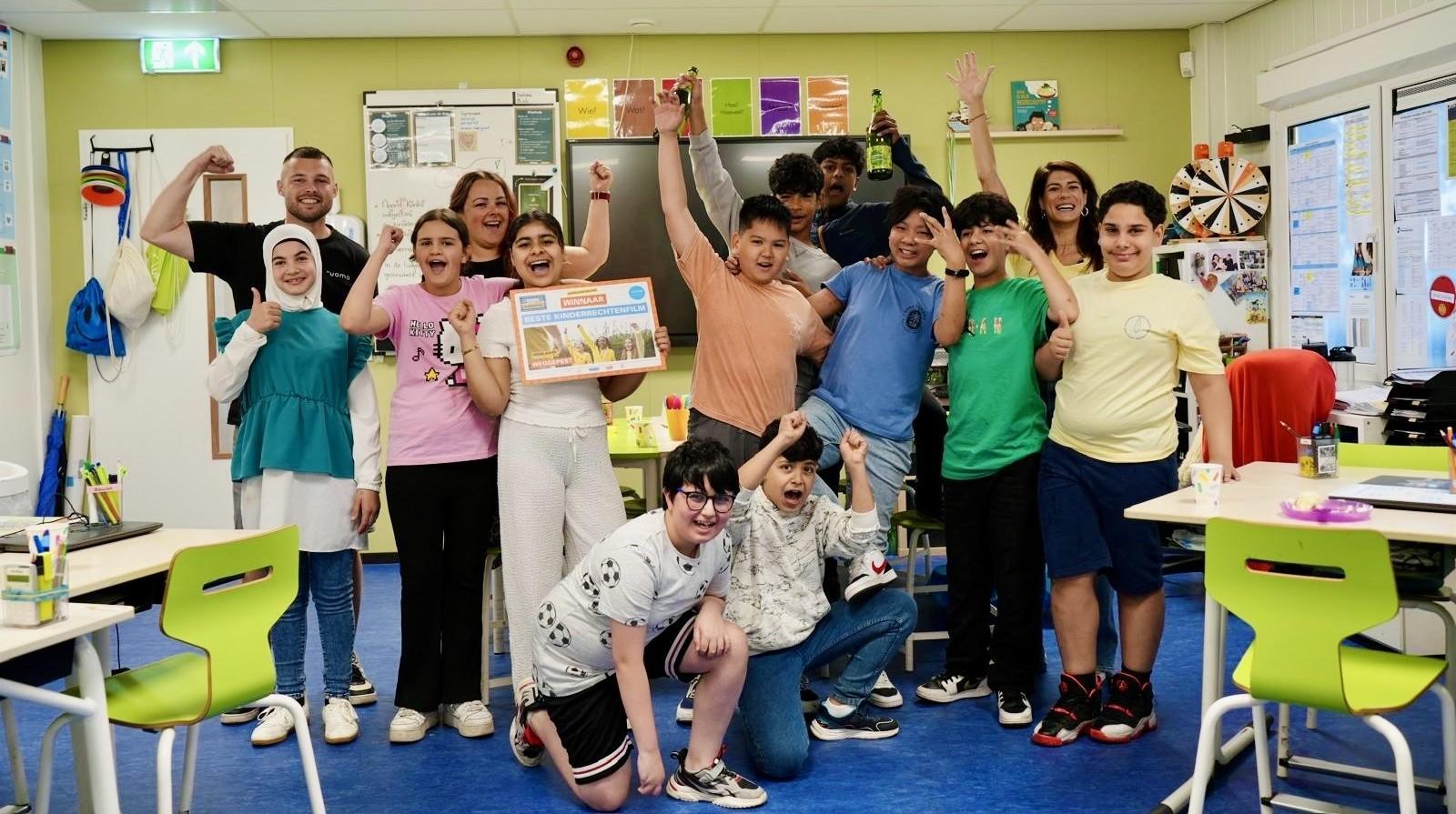 De leerlingen van Openbare Basisschool Hesselanden in Emmen winnen in 2025 het KRFF.