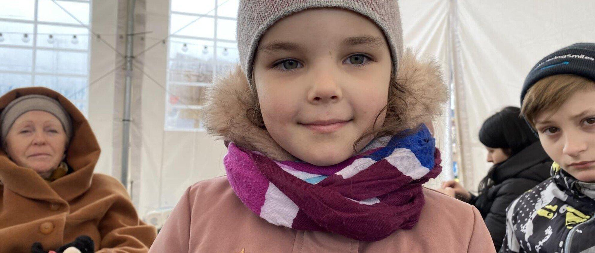 drie oekraiense kinderen