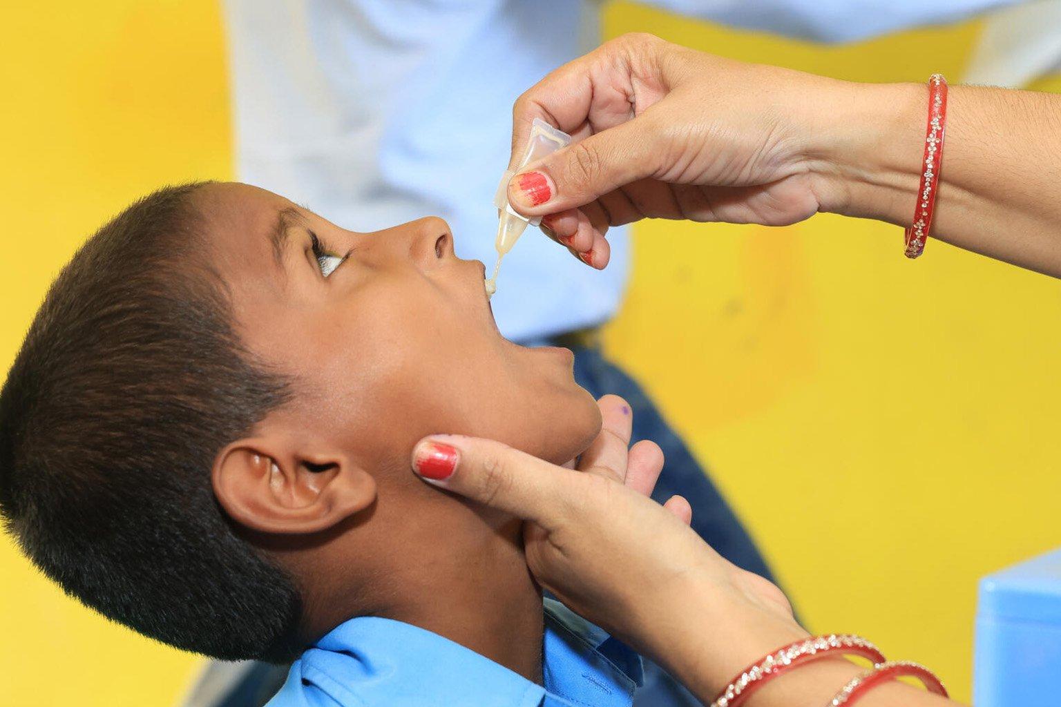Red kinderen met vaccins