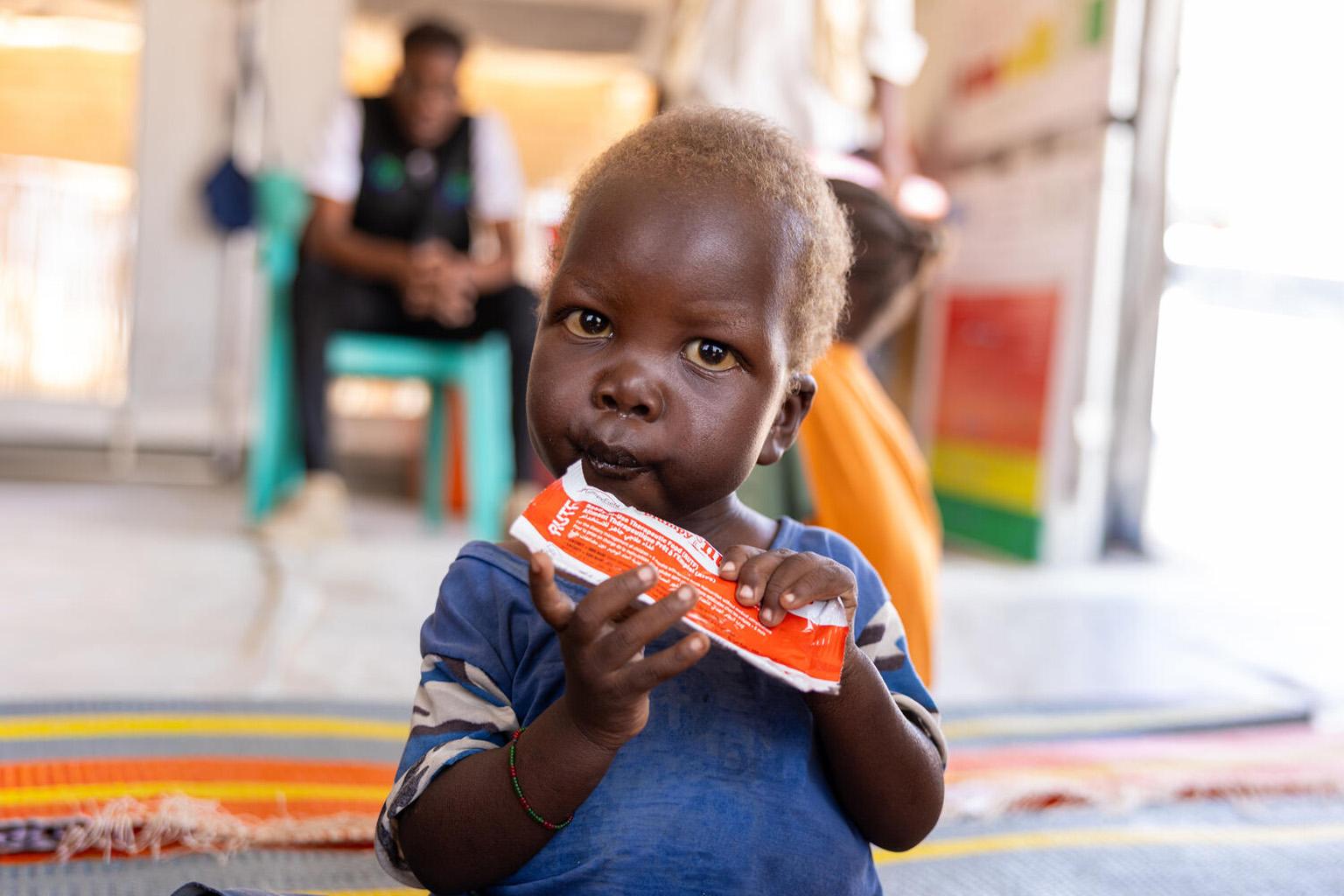 Red kinderen in nood met voeding