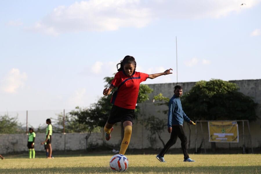 Payal maakt een penalty